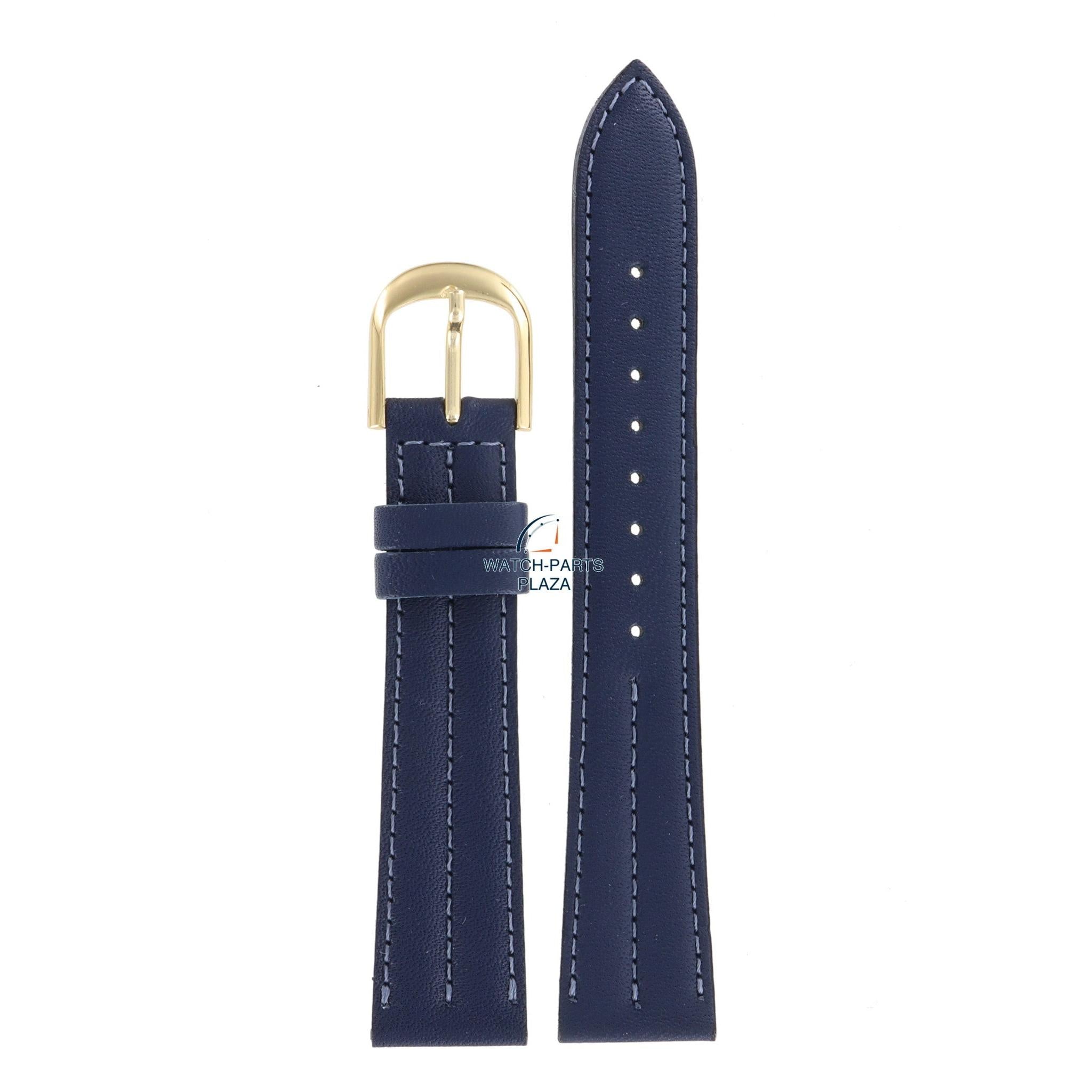 Seiko 5Y31 8A20 - SCR238 Watch Band BPZ62G Blue Leather 18 mm Quartz - Watch Plaza