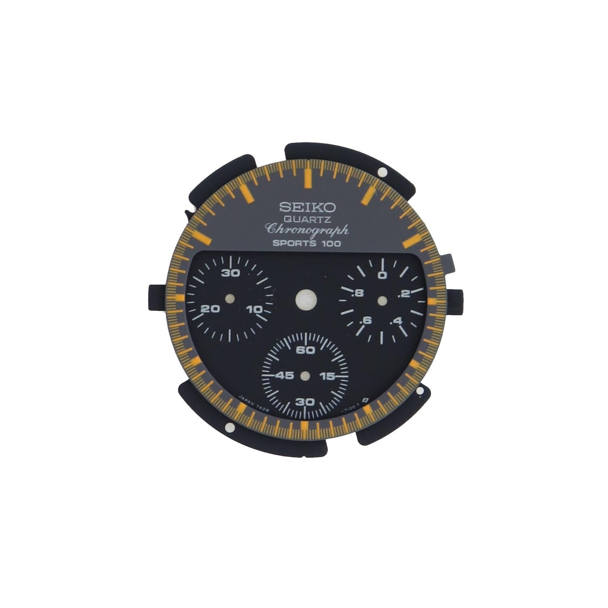 Seiko 7A287100X999 Dial 7A28 - 7000, 7001, 7008 & 7009 Giugiaro Alien Speedmaster - Watch Plaza