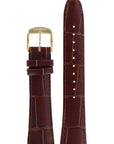 Seiko 7N32 - 0BV0 & 7N82 - 0AW0 Watch Band 4JA0KW Brown Leather 20 mm - Watch Plaza