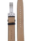 Seiko 7N39 - 5B00 & V739 - 0B40 Watch Band 4J04JW Black Leather 19 mm Presage - Watch Plaza