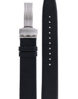 Seiko 7N39 - 5B00 & V739 - 0B40 Watch Band 4J04JW Black Leather 19 mm Presage - Watch Plaza