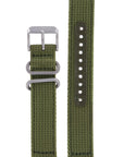 Seiko 7S26 - 02J0 - SNK805 / SNK813 / SNKN29 Watch Band 4K11JZ Green Textile 18 mm 5 - Watch Plaza