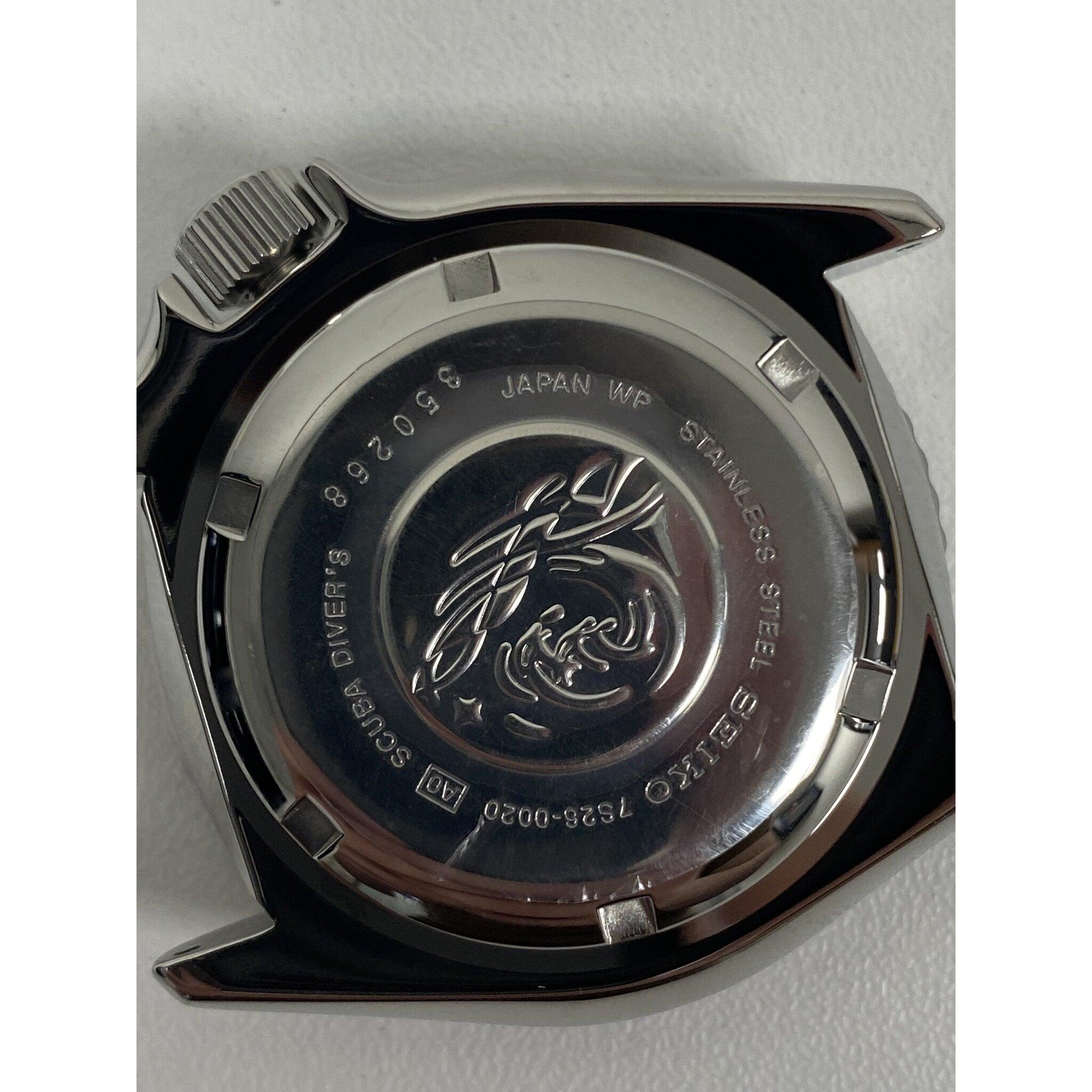Seiko 7S26002061D watch case SKX007J1, SKX007J2, SKX007J3 Diver black original 7S26 - 0020 - Watch Plaza