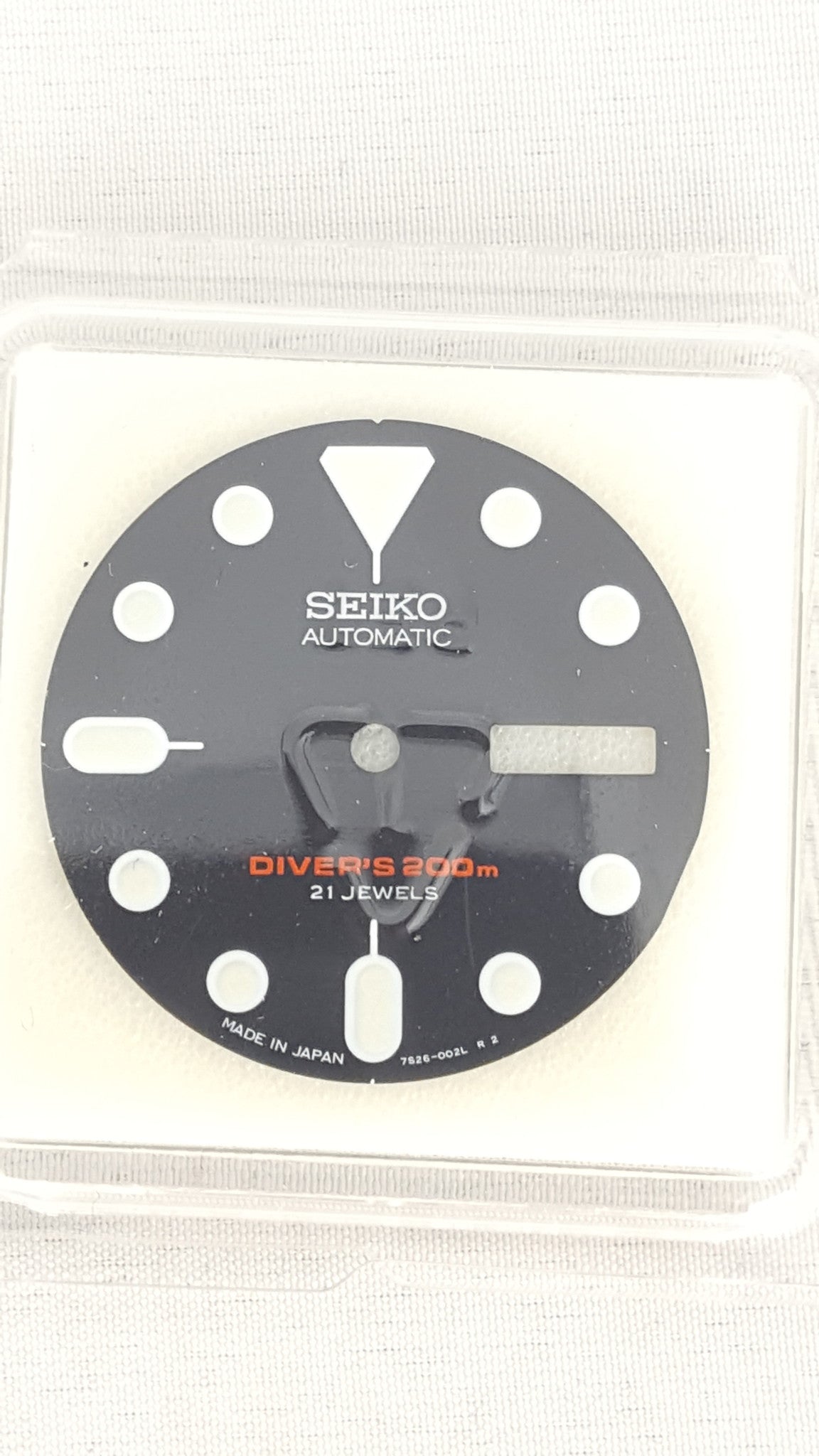 Seiko 7S26002LXB19 dial black SKX007J1 SKX Diver 7S26 - 0020 original - Watch Plaza