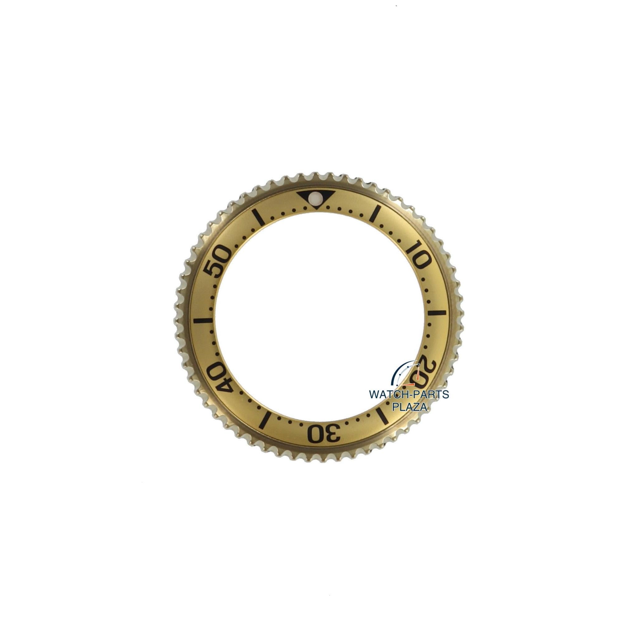 Seiko 86012375 Bezel 3E25 - 0A50 / 7N85 - 0030 Gold Scuba Diver SXW004 / SW016 - Watch Plaza