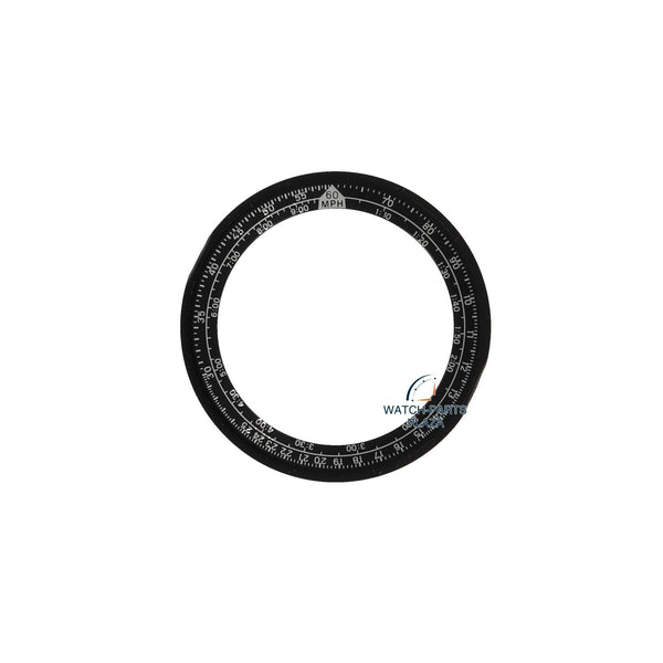 SEIKO 8602039C black insert 6M23 - 7000 Intelligent Calendar SHQ001, SHQ002, SHQ008 - Watch Plaza