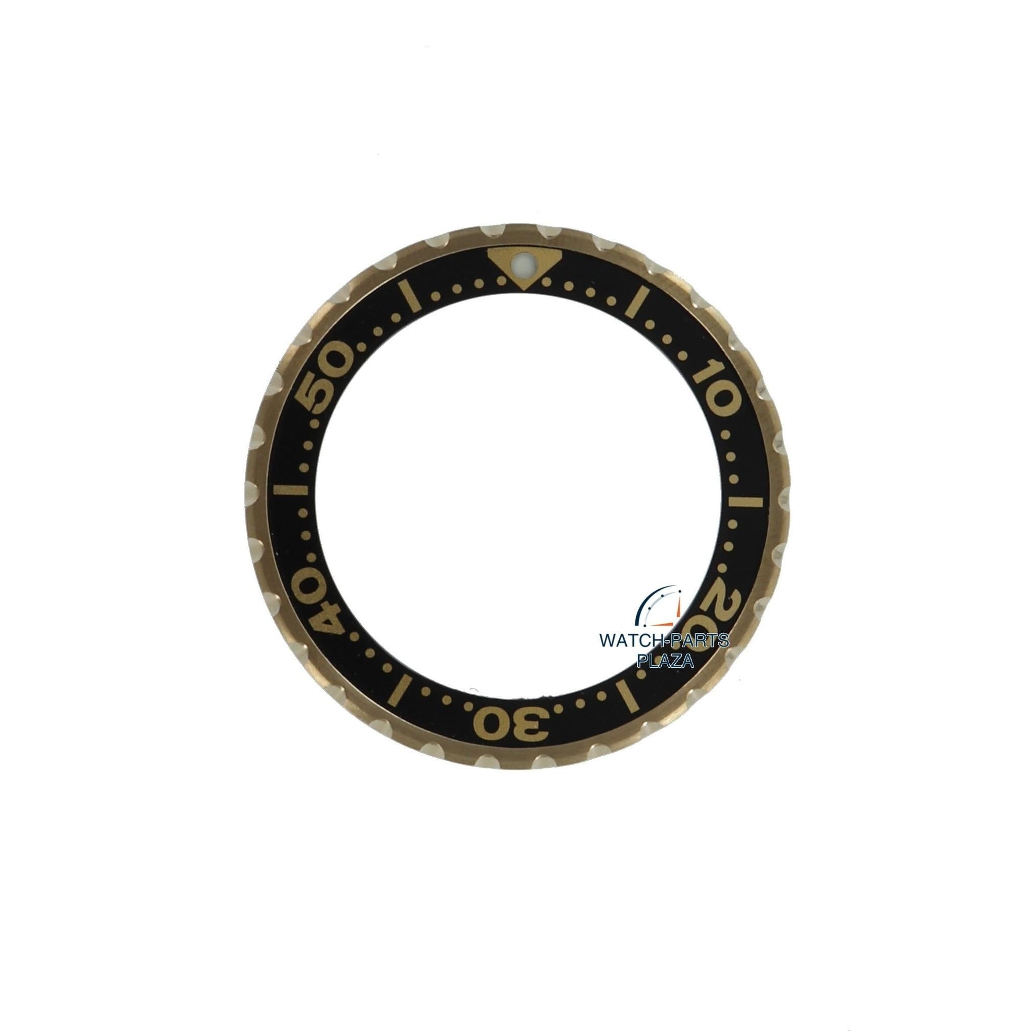 Seiko 86311364 Bezel 5M23 - 6A10 Black & Gold AGS Golden Tuna SHF008 - Watch Plaza