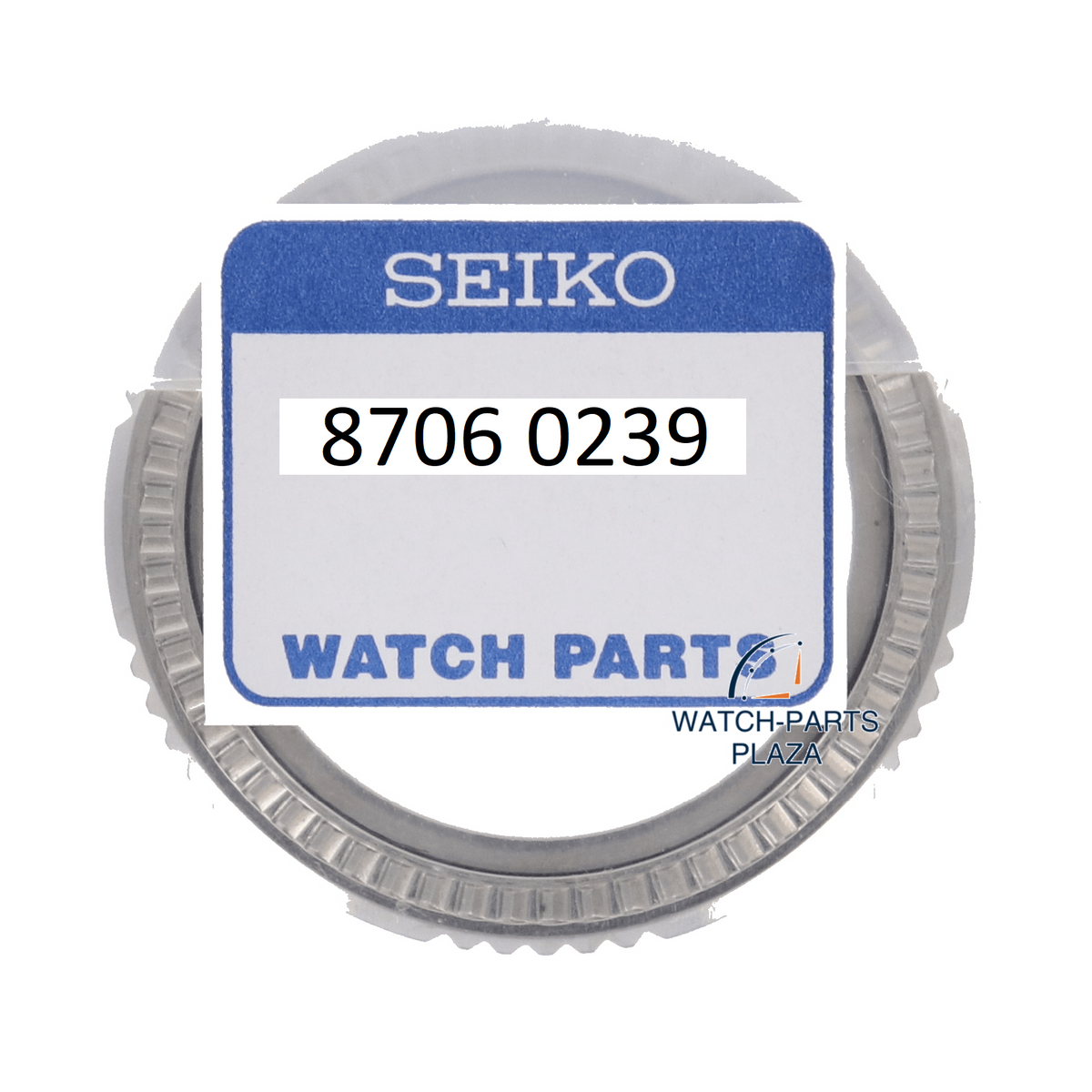 Seiko 87060239 bezel black SNZD65, SNZD71 stainless steel 7S36-02B0