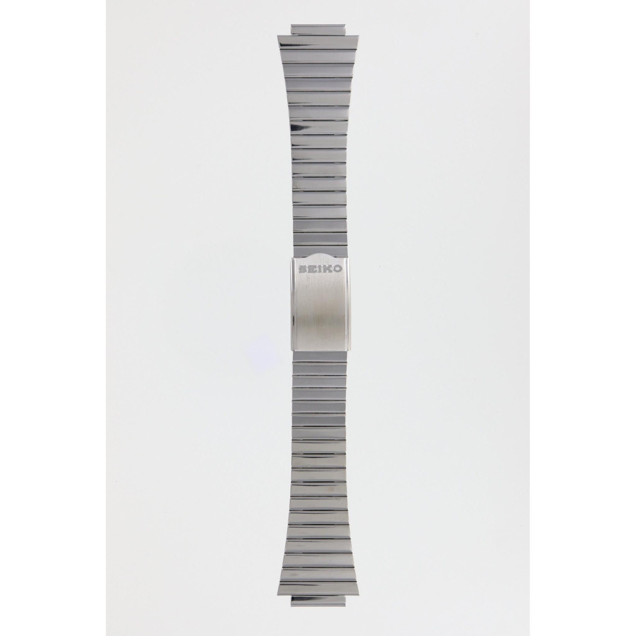 Seiko A965 - 4000 & A966 - 4010 Gloss Watch Band B1710S - Watch Plaza