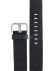 Seiko AL13B Watch band A781 4000, 400A, 4040 black rubber / silicone 16 mm - Digital - Watch Plaza