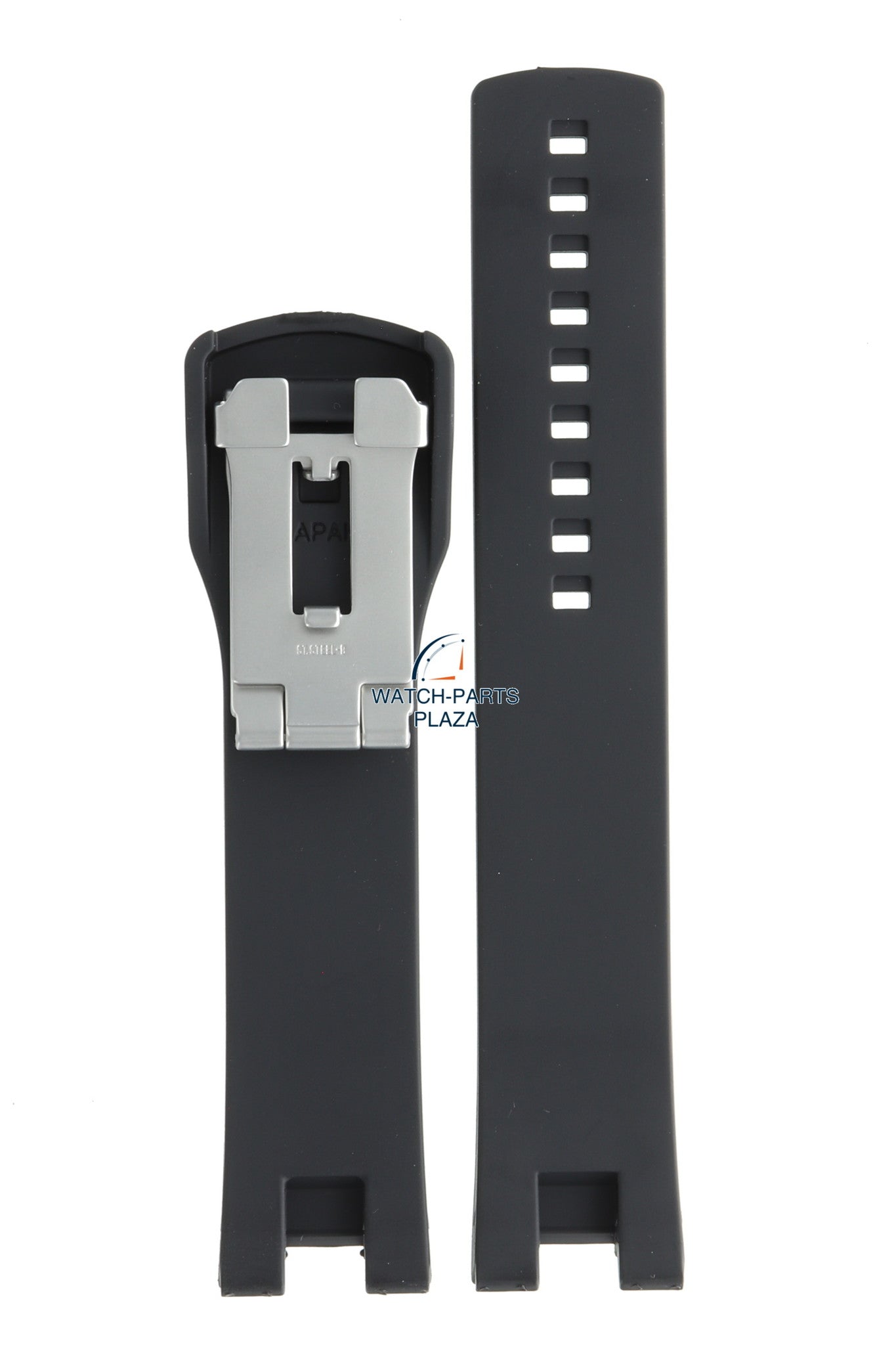 Seiko BAR692 Watch band SILAZ004 - VK67 black rubber / silicone 22 mm - Issey Miyake - Watch Plaza