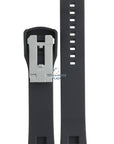 Seiko BAR692 Watch band SILAZ004 - VK67 black rubber / silicone 22 mm - Issey Miyake - Watch Plaza