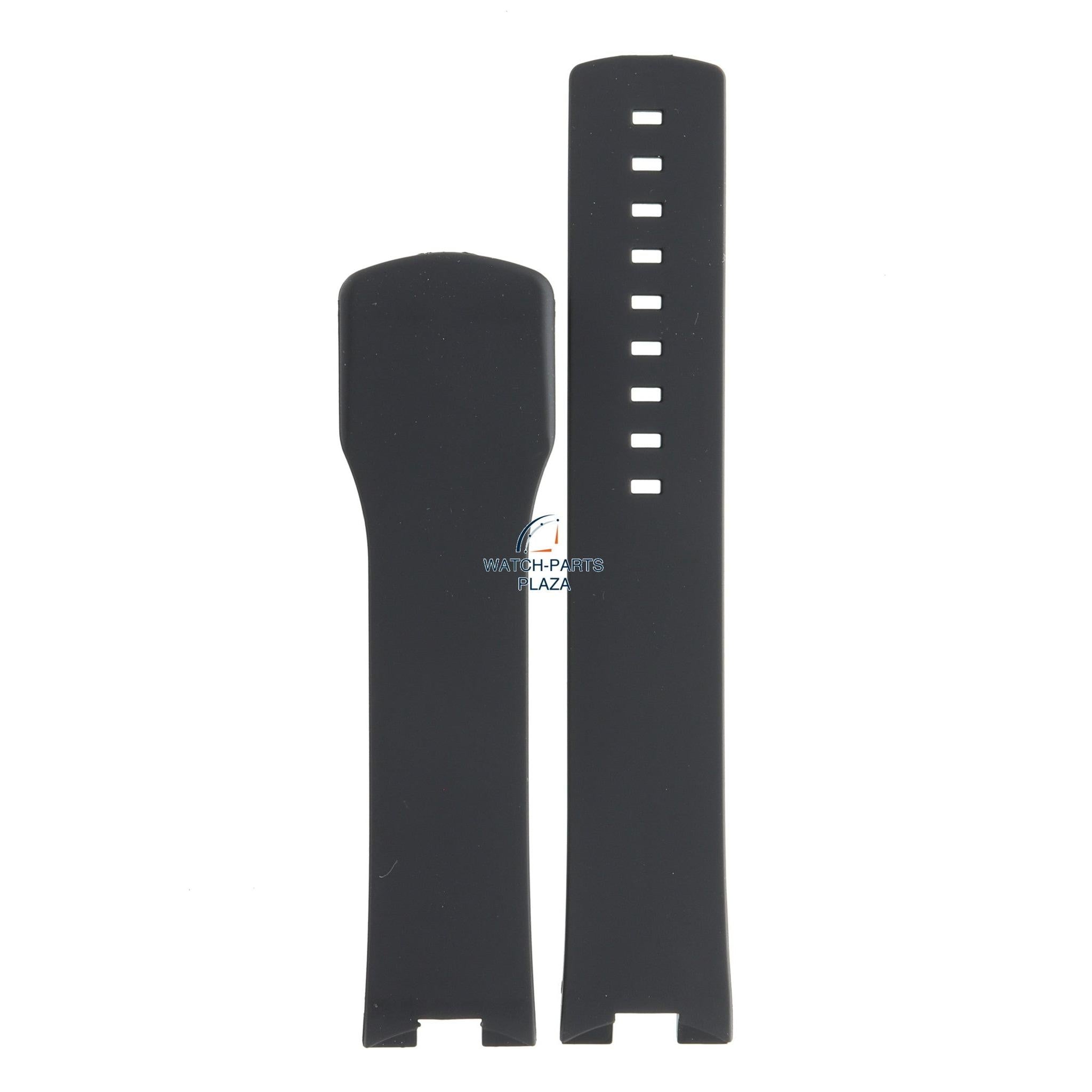 Seiko BAR692 Watch band SILAZ004 - VK67 black rubber / silicone 22 mm - Issey Miyake - Watch Plaza