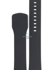 Seiko BAR692 Watch band SILAZ004 - VK67 black rubber / silicone 22 mm - Issey Miyake - Watch Plaza