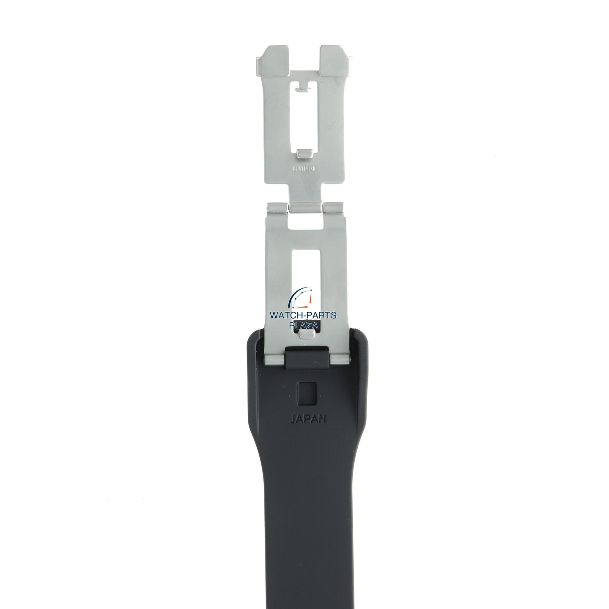 Seiko BAR692 Watch band SILAZ004 - VK67 black rubber / silicone 22 mm - Issey Miyake - Watch Plaza