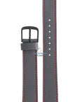 Seiko BMZ15D Watch band 5P30 5150 / 5159 grey leather 16 mm - Quartz - Watch Plaza