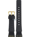 Seiko BPB37G Watch band SDW313 - 7T32 6D9E black rubber / silicone 18 mm - Sports 150 - Watch Plaza