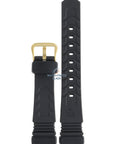 Seiko BPB37G Watch band SDW313 - 7T32 6D9E black rubber / silicone 18 mm - Sports 150 - Watch Plaza