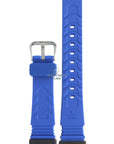 Seiko BPZ66J Watch band SGH047 - 7N33 6A30 blue rubber / silicone 18 mm - Sports 150 - Watch Plaza