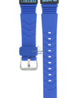 Seiko BPZ66J Watch band SGH047 - 7N33 6A30 blue rubber / silicone 18 mm - Sports 150 - Watch Plaza