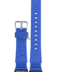 Seiko BPZ66J Watch band SGH047 - 7N33 6A30 blue rubber / silicone 18 mm - Sports 150 - Watch Plaza