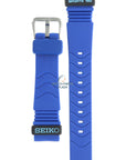 Seiko BPZ66J Watch band SGH047 - 7N33 6A30 blue rubber / silicone 18 mm - Sports 150 - Watch Plaza