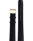 Seiko Calf - B 18 - V732 - 0P10 Watch Band 4GC0BB Black Leather 18 mm XL - Watch Plaza