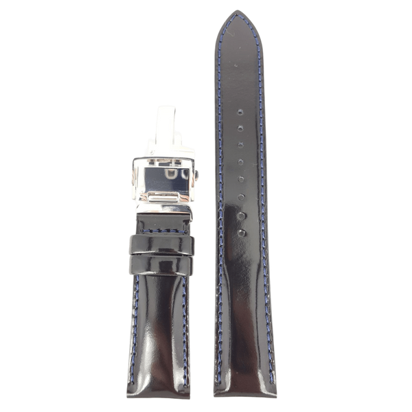 SEIKO COCKTAIL TIME SARB065 BLACK LEATHER WATCH STRAP 6R15 01S0 BAND DO151 W 20 - Watch Plaza