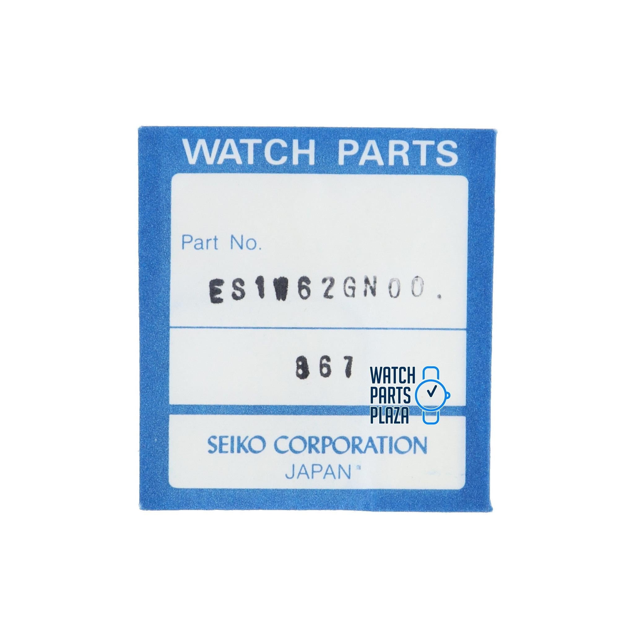 Seiko ES1W62GN00 Crystal Glass G757 - 5000 / G757 - 5020 James Bond Octopussy - Watch Plaza