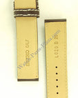 Seiko Flightmaster Brown Leather Band SSC013 Watch Strap L020 B 20mm V172 OACO - Watch Plaza