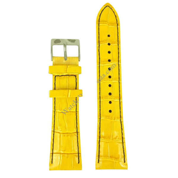 Seiko ION Watch Strap L08C H 22 mm Tan Leather 7T92 - 0NK0 Band Pilot SNDD69 - Watch Plaza