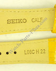 Seiko ION Watch Strap L08C H 22 mm Tan Leather 7T92 - 0NK0 Band Pilot SNDD69 - Watch Plaza