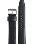 Seiko L0G9011N0 Watch band SSC499P1 - V175 0DM0 black leather 22 mm - Solar - Watch Plaza