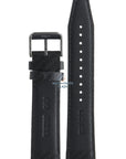 Seiko L0G9011N0 Watch band SSC499P1 - V175 0DM0 black leather 22 mm - Solar - Watch Plaza