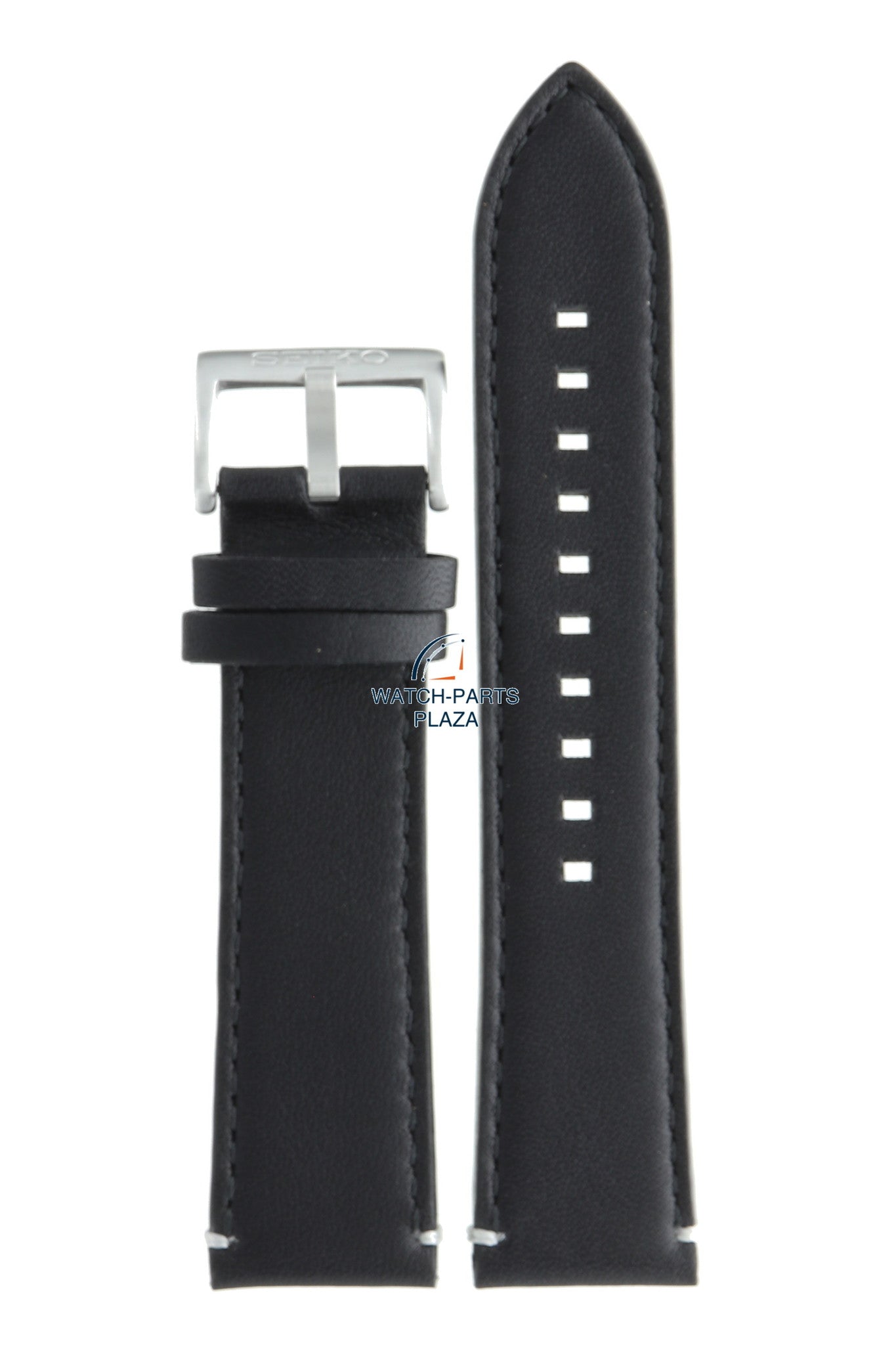 Seiko L0HM011J0 Watch band SSG013 - 8B92 0AV0 black leather 22 mm - Prospex - Watch Plaza