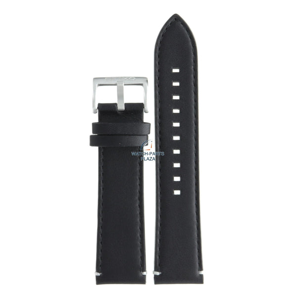 Seiko L0HM011J0 Watch band SSG013 - 8B92 0AV0 black leather 22 mm - Prospex - Watch Plaza