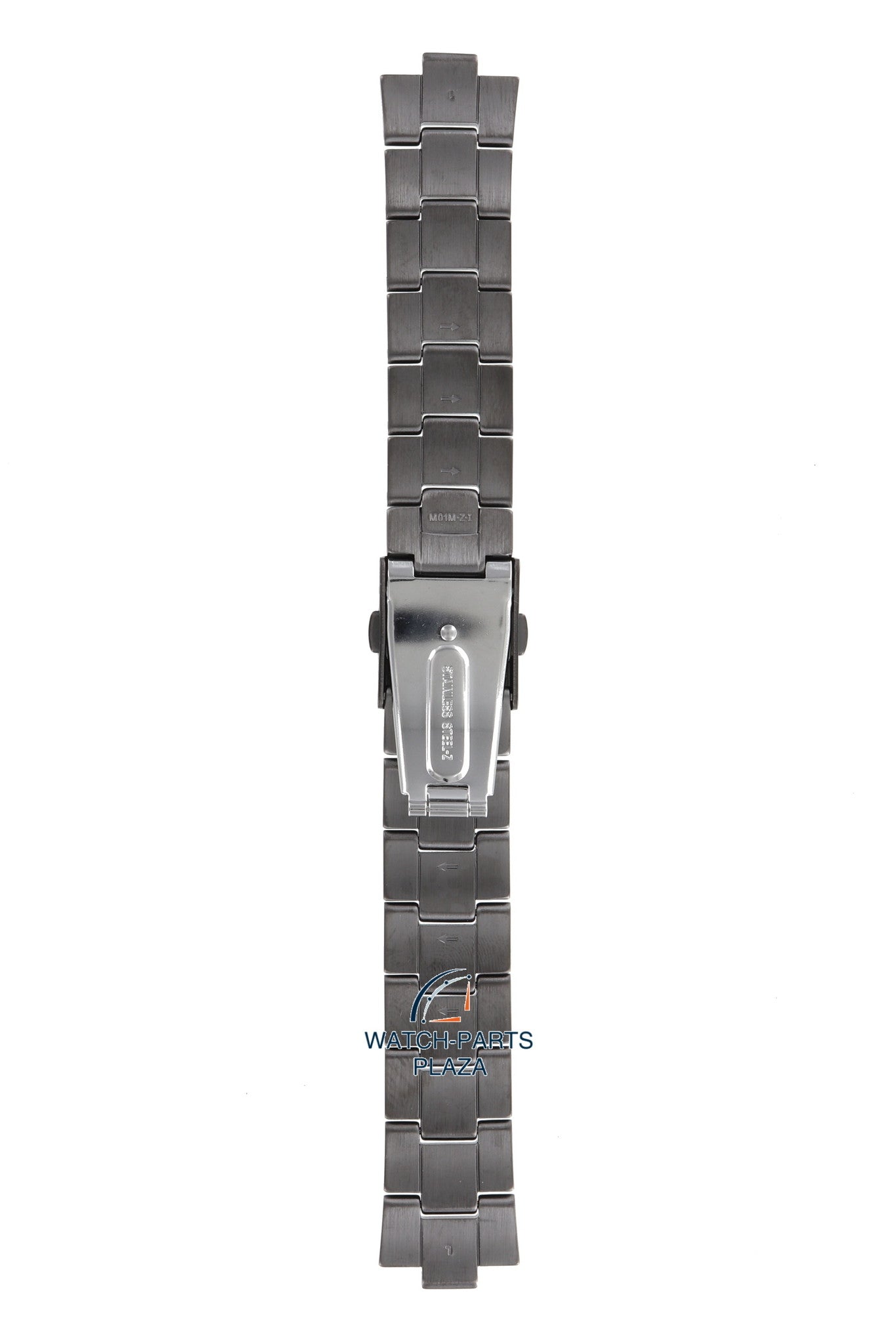 Seiko M01M411N0 - L Watch band SSB131 - 6T63 Gun Metal black stainless steel 20 mm - Sports - Watch Plaza