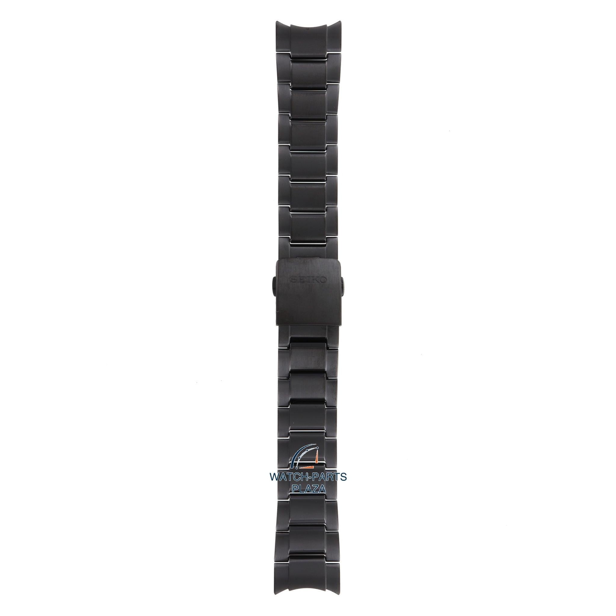 Seiko M0ESA64M0 Watch band SSF005 - 8X22 0AC0 GPS black stainless steel 22 mm - Sportura Solar - Watch Plaza
