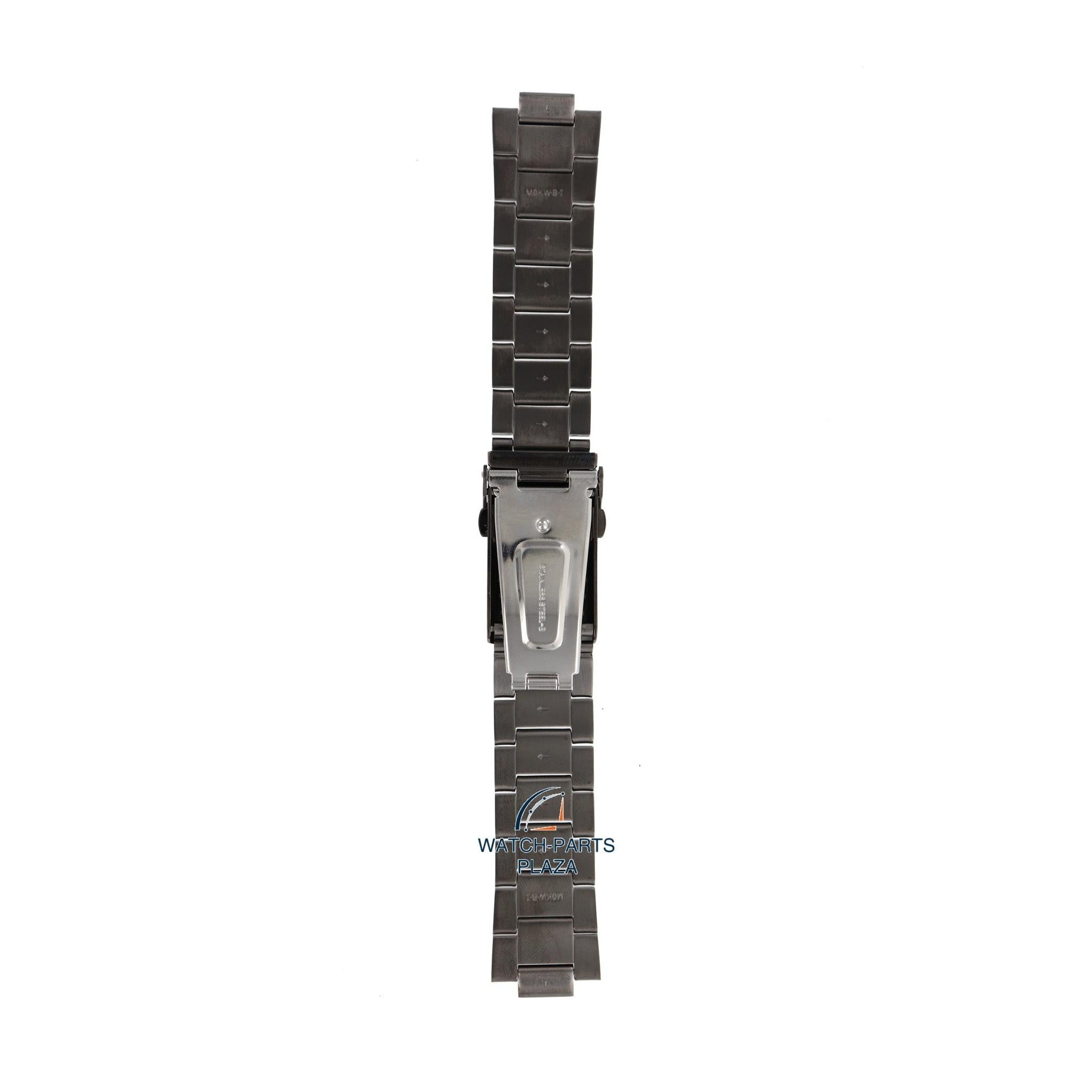 Seiko M0KWB13N0 Watch band SRP737 - 4R36 04P0 black stainless steel 22 mm - 5 Sports - Watch Plaza
