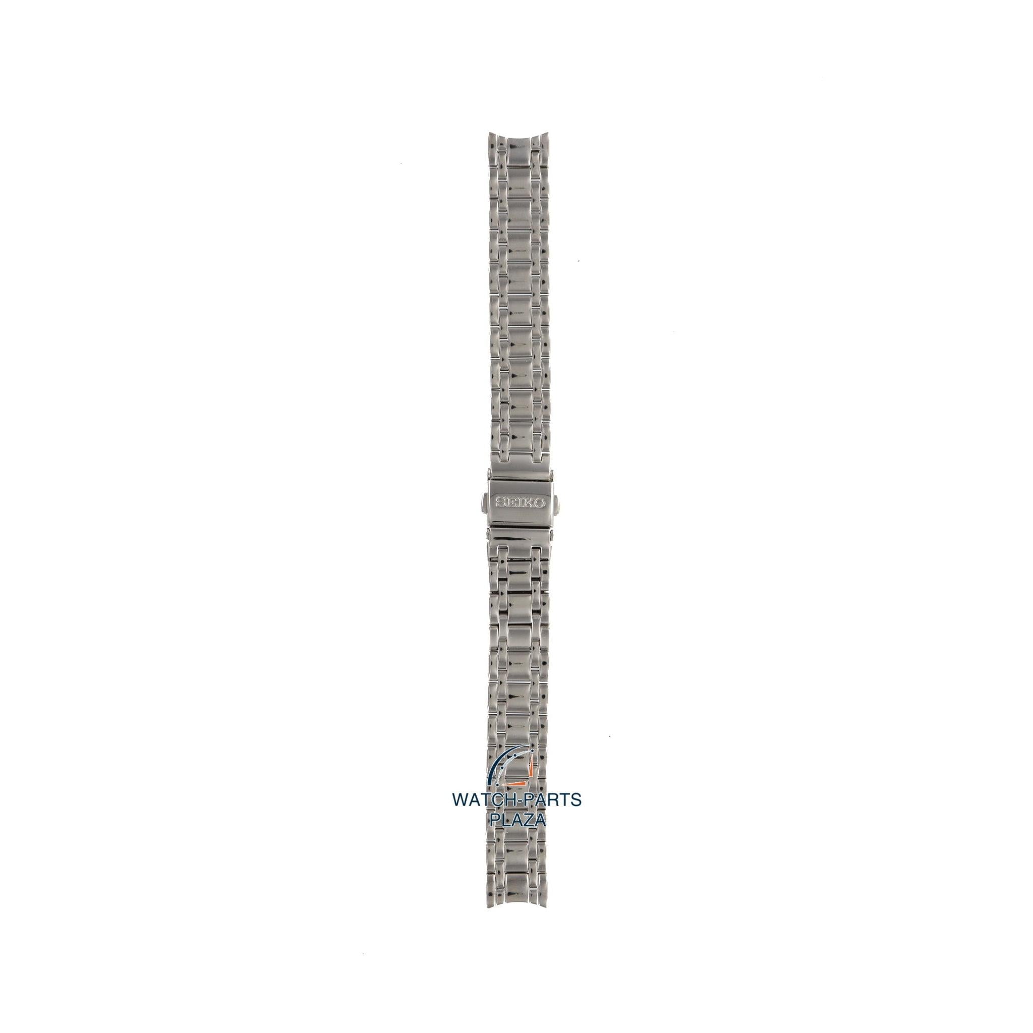 Seiko M0R8112J0 Watch band SRZ383 - 7N01 grey stainless steel 13 mm - Quartz - Watch Plaza
