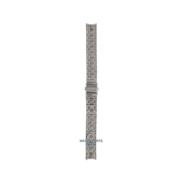 Seiko M0R8112J0 Watch band SRZ383 - 7N01 grey stainless steel 13 mm - Quartz - Watch Plaza