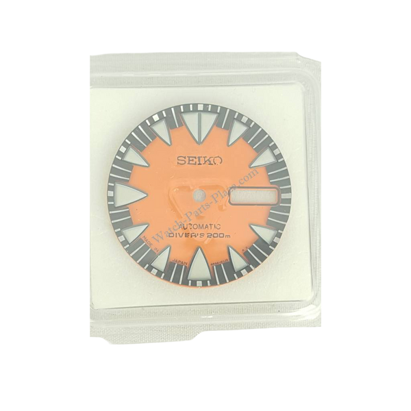 Seiko Monster SRP315J1 Dial Orange 4R36 - 01J0 SRP315K1 SRP315 - Watch Plaza