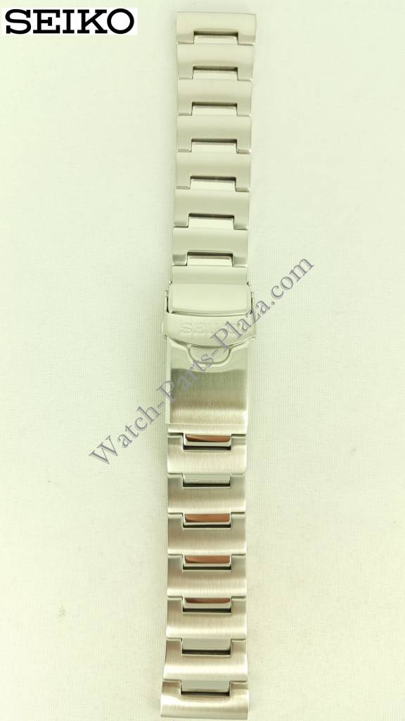 Seiko Monster Stainless Steel Watch Band 22mm 4R36 - 02T0, 7S36 - 03D0 - SRP483, SRP481 - Watch Plaza