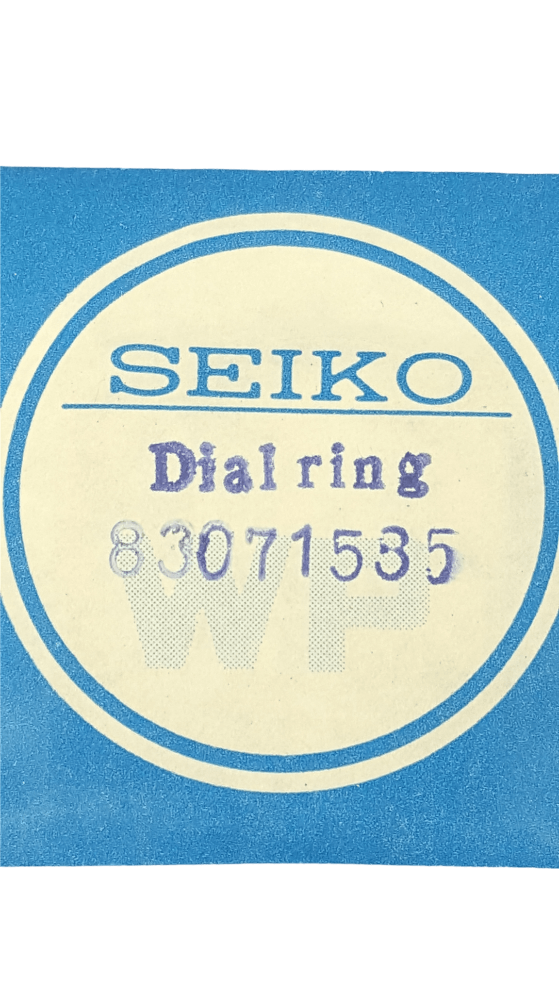 SEIKO PANDA 6138 - 8020 DIAL RING 6138 8020 GENUINE WAV022J1 WAV022 83071585 - Watch Plaza