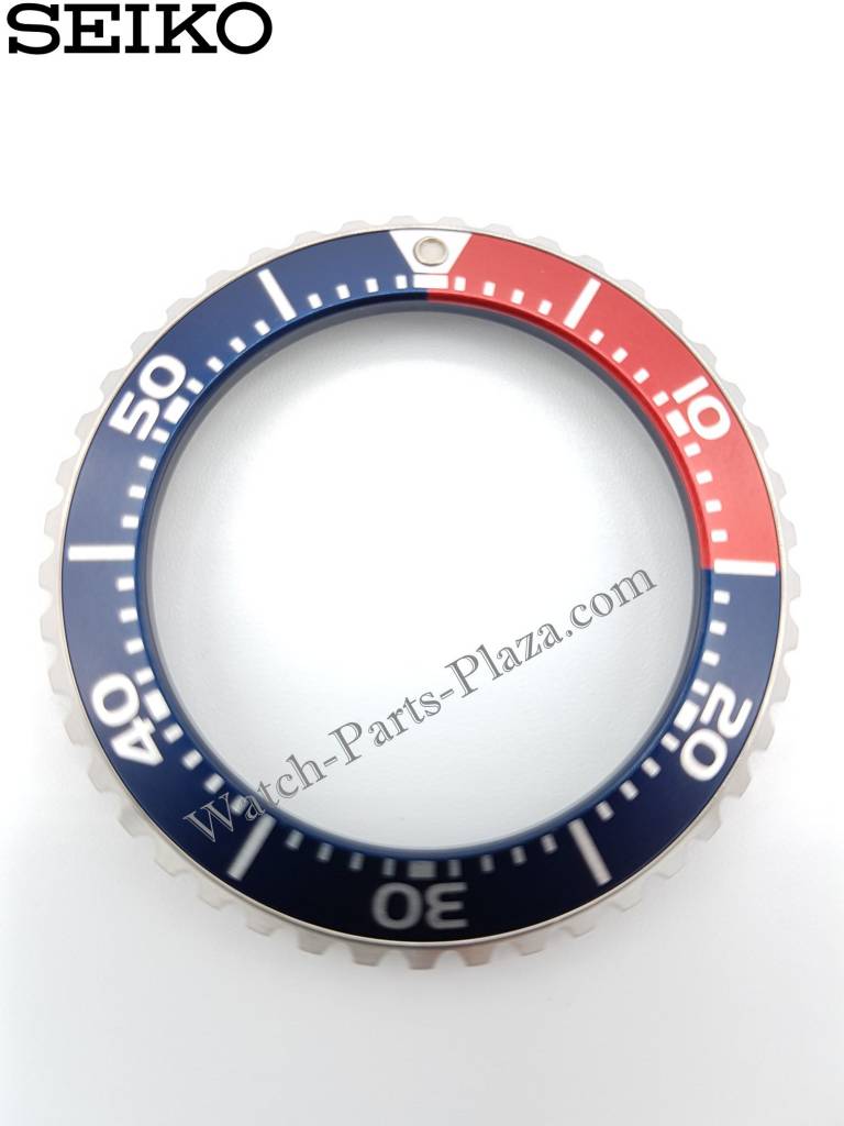 SEIKO PROSPEX KINETIC SKA369 ROTATING BEZEL 5M62 - 0BL0 SBCZ013 BLUE RED ORIGINAL - Watch Plaza