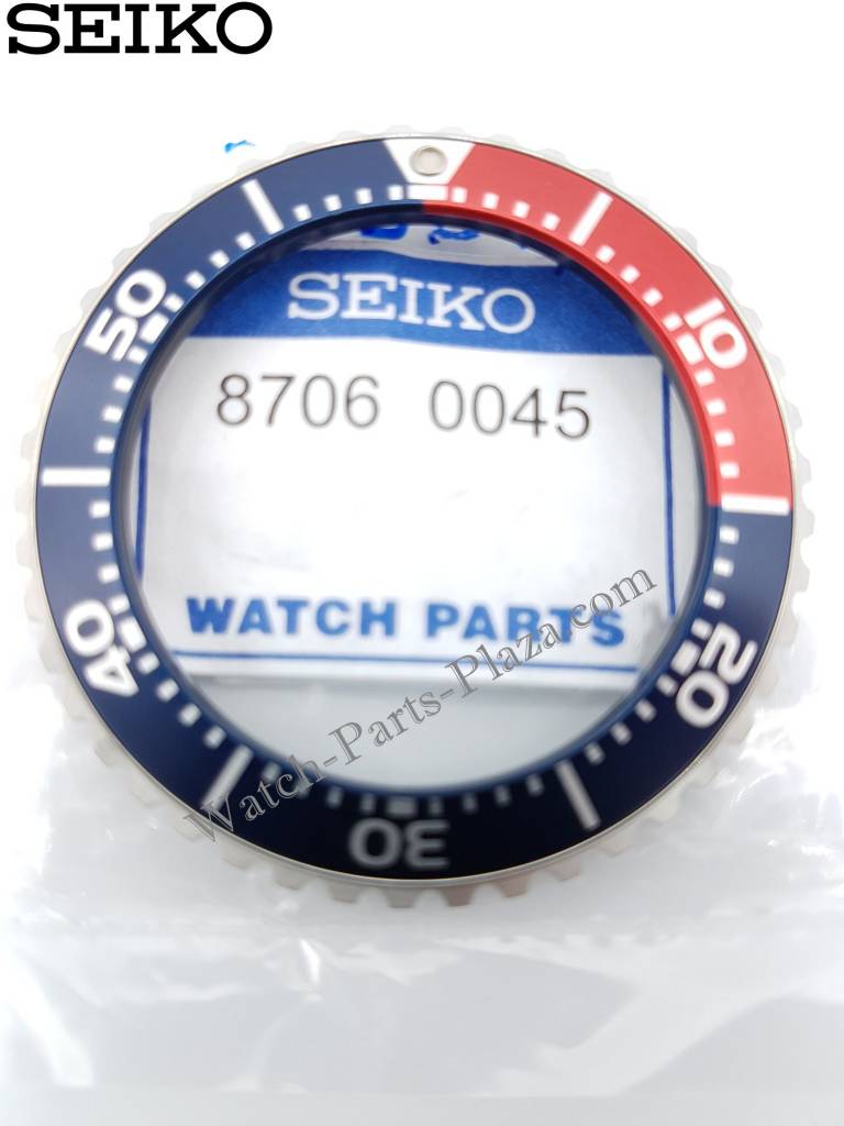 SEIKO PROSPEX KINETIC SKA369 ROTATING BEZEL 5M62 - 0BL0 SBCZ013 BLUE RED ORIGINAL - Watch Plaza