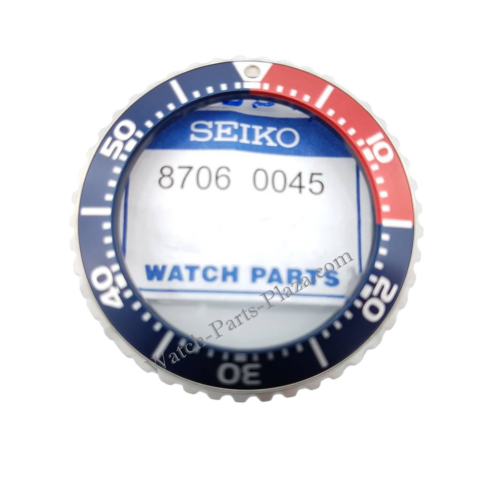 SEIKO PROSPEX KINETIC SKA369 ROTATING BEZEL 5M62 - 0BL0 SBCZ013 BLUE RED ORIGINAL - Watch Plaza