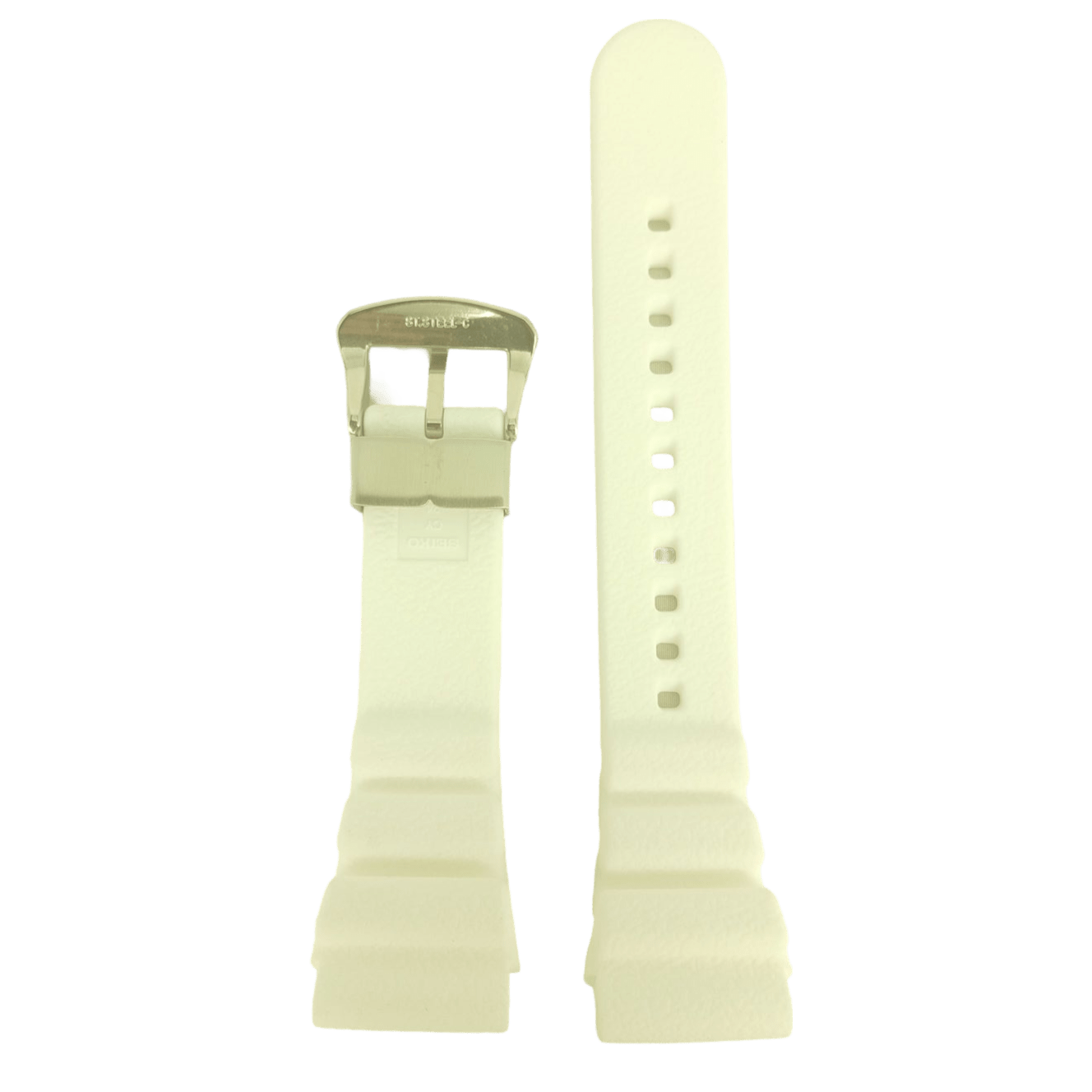 SEIKO Prospex SUN043P1 / SUN043P9 White Silicon Watch Band CY 24mm R01Y012J0 - Watch Plaza