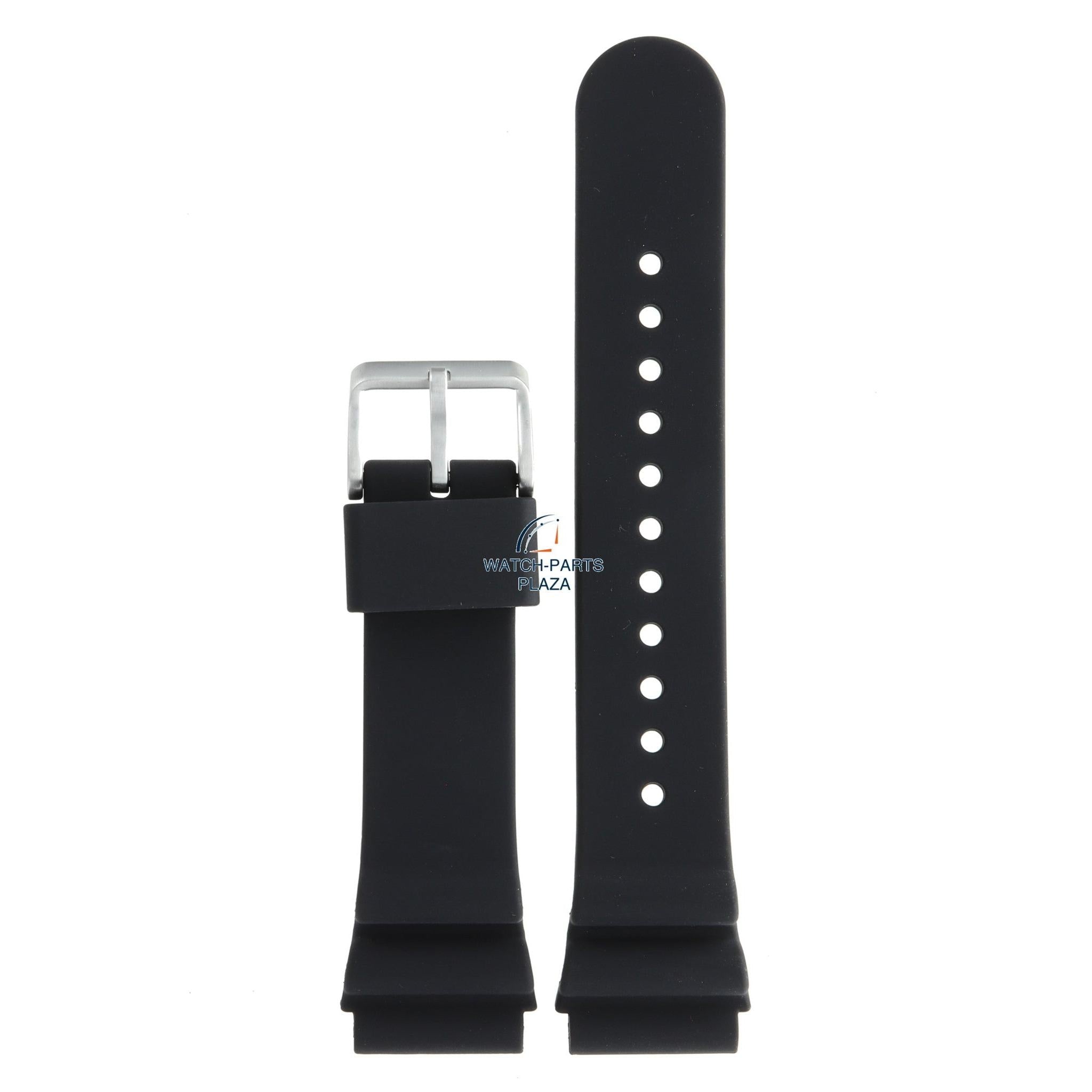 Seiko R029011J9 Watch band SBEP001 - S802 00A0 black rubber / silicone 22 mm - Prospex Land - Watch Plaza