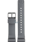 Seiko R040011N0 Watch band SNE537J1 & SNE537P1 grey rubber / silicone 22 mm - Prospex Solar - Watch Plaza